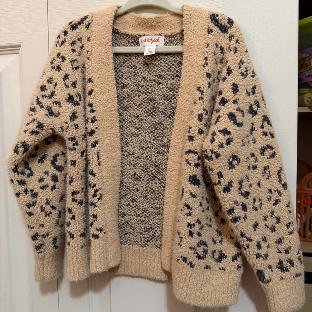Cat & Jack Leopard Cardigan